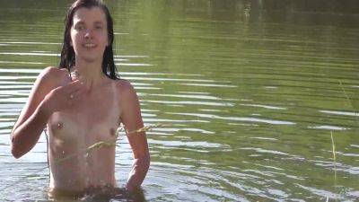Hairy Pussy Coed ( Anas ) Likes Swimming Naked In The Lake! 10 Min - videohdzog.com