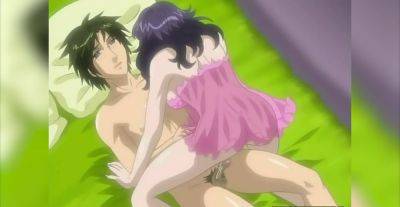Hentai slut rides her boyfriend until his juicy dick explodes on her clit - alphaporno.com