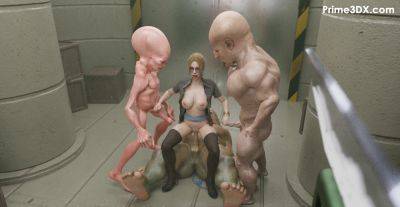 Insane animated porn fetishes with 3D monsters and one slut - alphaporno.com