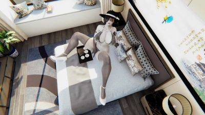 Handjob With Gloves (resident Evil 8: Village - Hentai 3d, Lady Dimitrescu And 3d Hentai - videohdzog.com