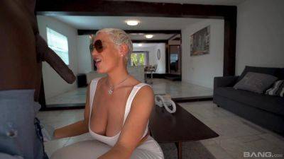 Kaden Kole - Busty MILF loudly plays with BBC at home until hubby returns - hellporno.com