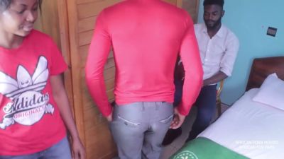 Two Black men and one woman engage in a bisexual gangbang with double anal and creampie - yesvids.com