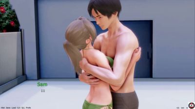 College couple caught in intimate 3D anime moment during summer break - yesvids.com - Usa
