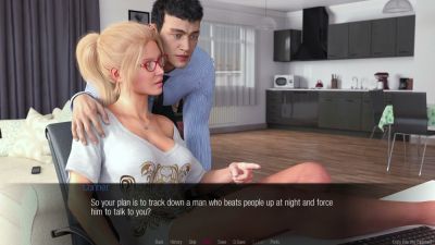 Animated blonde navigates flirtatious office encounters in a 3D adult game - yesvids.com - Usa