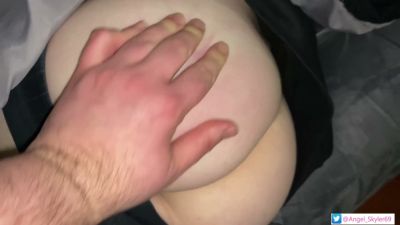 Blonde mistress pulls aside her black panties for passionate living room sex - yesvids.com - Canada