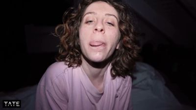 Italian college girl gags on cock and swallows every drop - yesvids.com - Italy