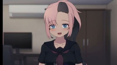 Voluptuous anime schoolgirl takes control in cowgirl position on her bedroom floor - yesvids.com