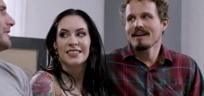 Anna De-Ville - Nathan Bronson - Anna De Ville - ADULT TIME - Take Some Stress Off! Anna De Ville Fills Her Ass With Two Cocks! DOUBLE ANAL POUNDING - inxxx.com
