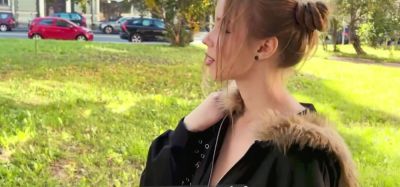 Shy Stranger Cheated on Her Boyfriend for Money and a Big Dick - inxxx.com - Russia